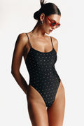 CRYSTAL ONE-PIECE | BLACK